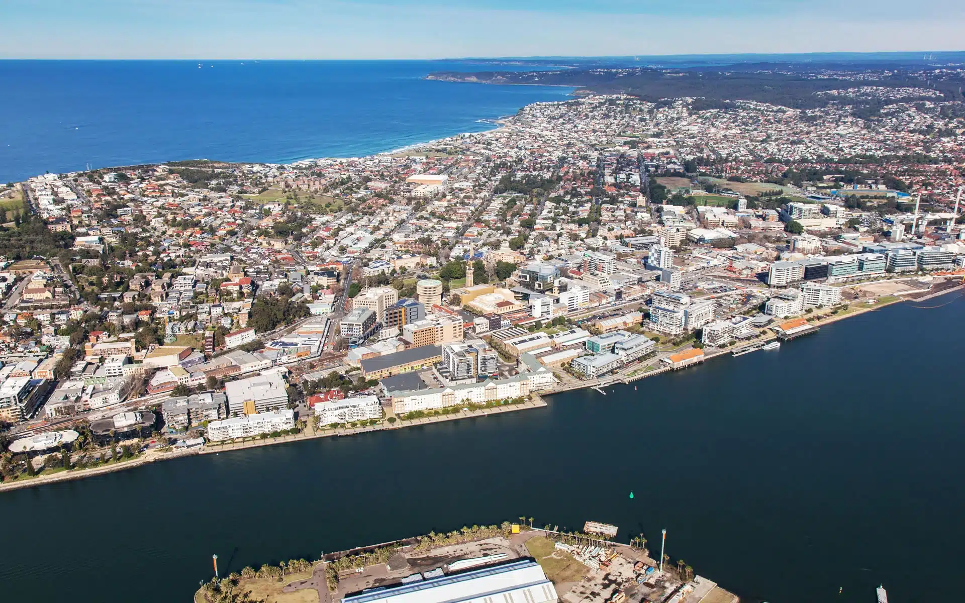 Newcastle aerial